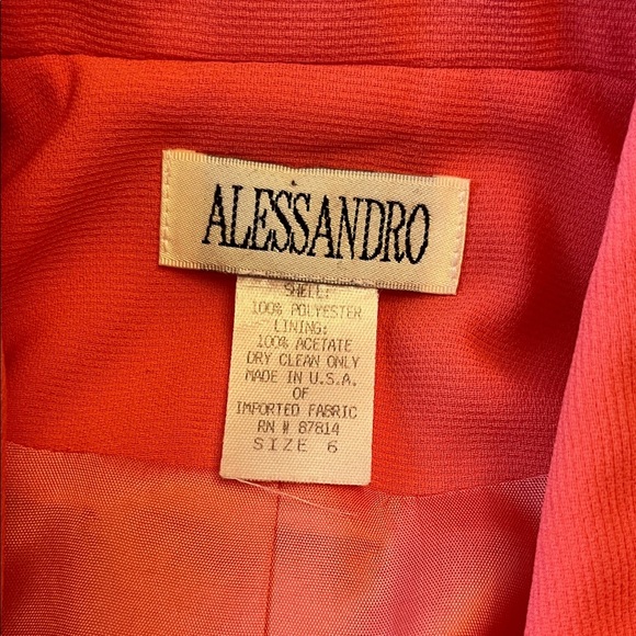 Sandro Vibrant Coral Blazer for Women - Picture 4 of 6